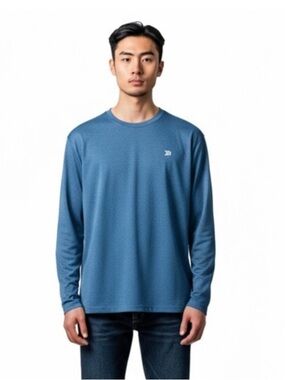 All in Motion Teal Long Sleeve Shirt Crewneck
